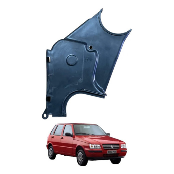 Capa Protetor Correia Dentada Fiat Uno Fire 2004 2008 2012 Preto