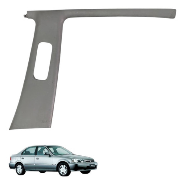 Acabamento Coluna Central Direito Honda Civic 2000 2001 Lx