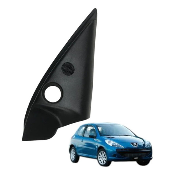 Moldura Interna Retrovisor Direito Peugeot 207 1.4 2011 2012 Peça 1