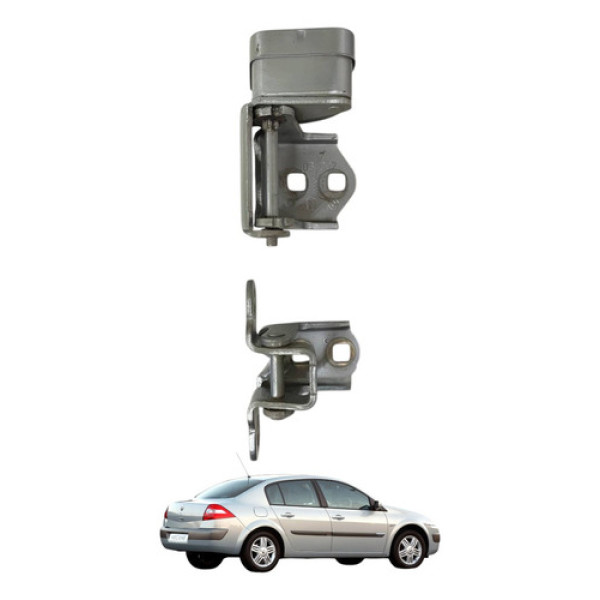 Par Dobradicas Porta Tras Direita Renault Megane 2007 2008