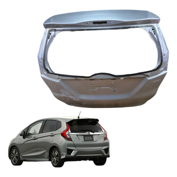 Tampa Traseira Porta Malas Honda Fit 2015 2016 2017 2018 Cinza
