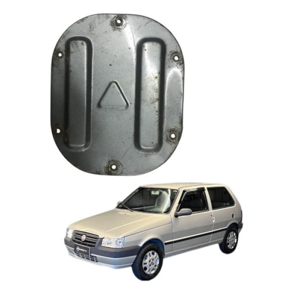 Tampa Boia Tanque Combustivel Fiat Uno Mille 1.0 2006 2007 Prata 2006