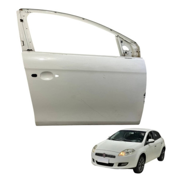 Porta Dianteira Direita Fiat Bravo 2011 2012 Essence Dianteira Direita Branco