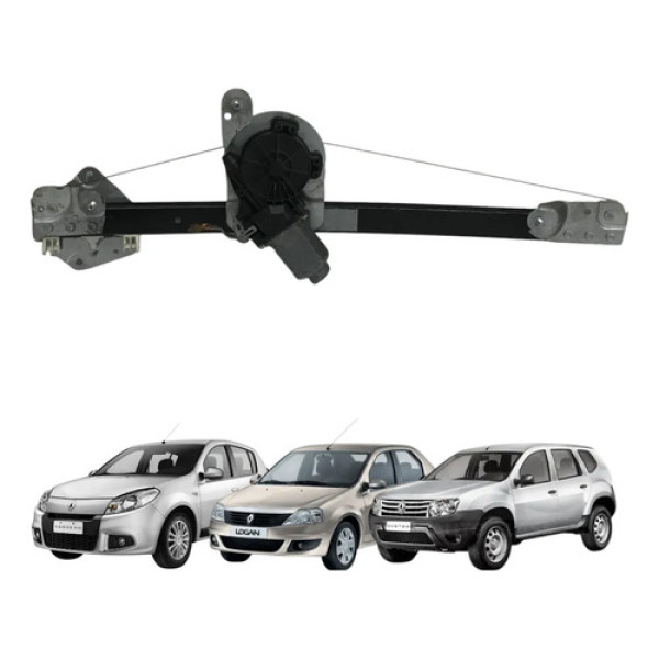 Maquina Vidro Eletrico Dianteiro Direito Sandero 2007 2015 Peça 1