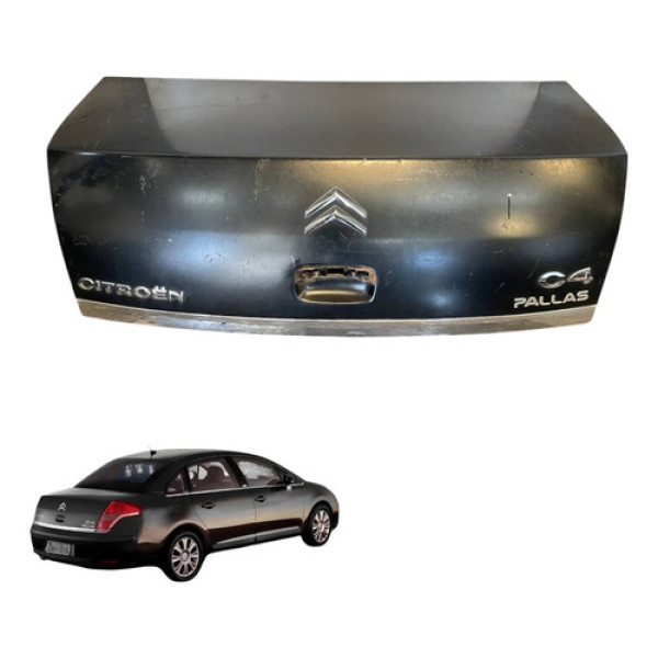 Tampa Traseira Porta Malas Citroen C4 Pallas 2007 2008 2013 Preto