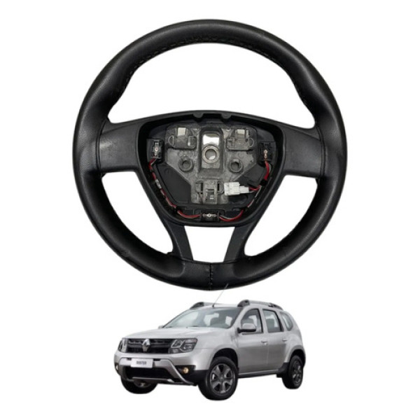 Volanter Direcao Renault Duster 1.6 2017 2018 2019 2020 Preto