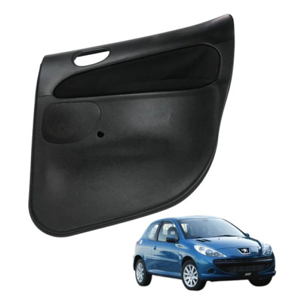 Forro Porta Traseira Direito Peugeot 207 8v 2011 2012 Manual
