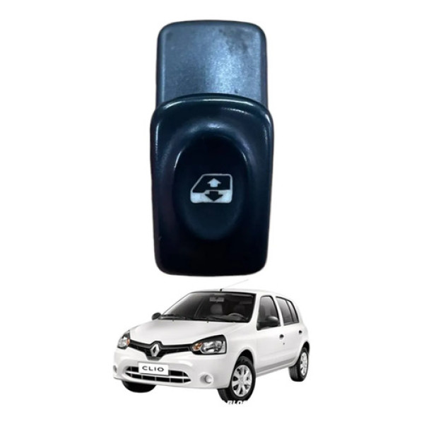 Botao Vidro Eletrico Diant Esquerdo Clio 2013 2014 2015 2016