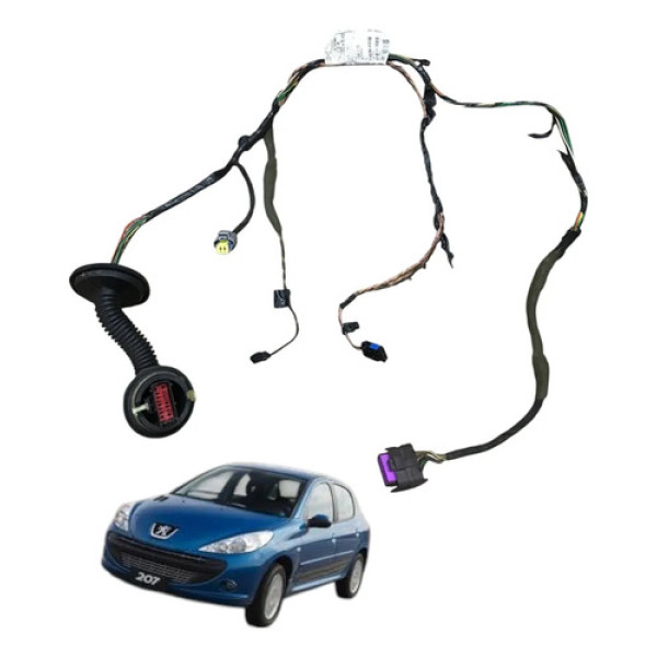 Chicote Porta Dianteira Esquerda Peugeot 207 1.4 2011 2012