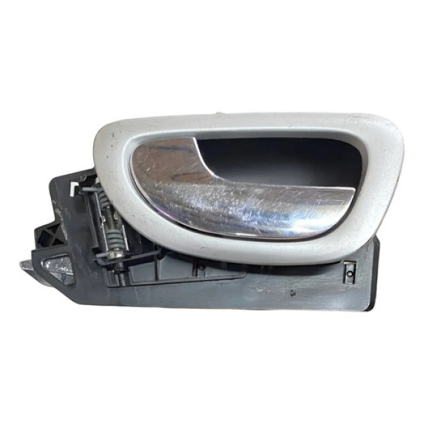 Macaneta Interna Dianteira Esquerdo Peugeot 307 2007 2012 Us Preto