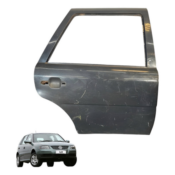 Porta Traseira Direita Vw Gol G3 G4 2003 2004 2005 A Traseira Direita Preta