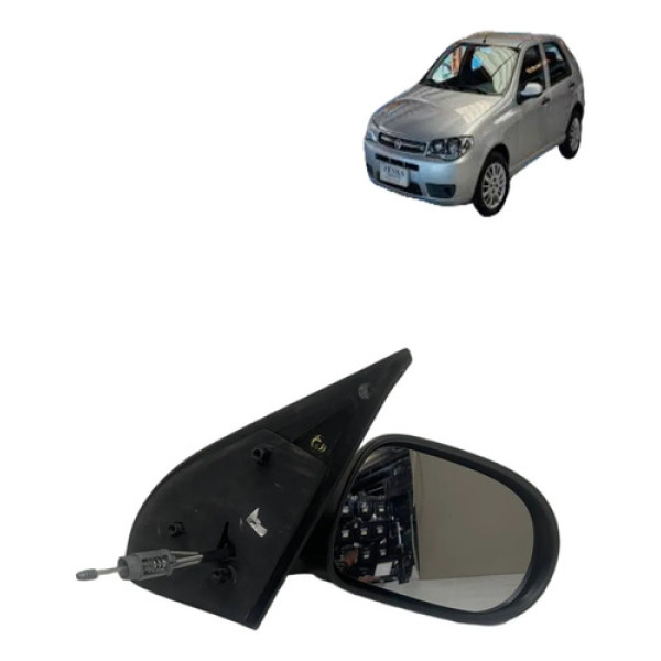 Retrovisor Direito Manual Fiat Palio Economy  2010 2012 2014 2016