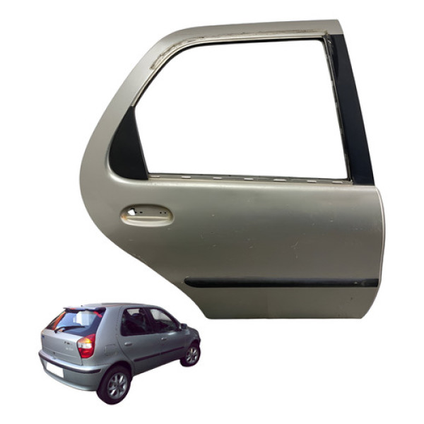 Porta Traseira Direita Fiat Palio 1998 2001 2002 2005 A Traseira Direita Bege