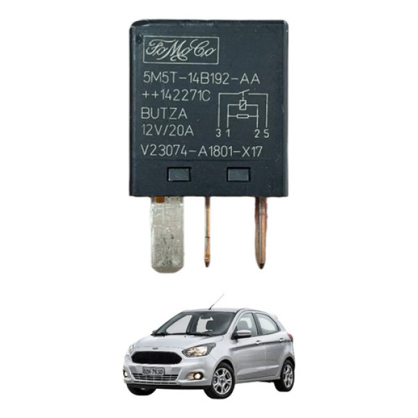 Rele Auxiliar Injecao Eletronica Ford Ka 2014 2015 2016 2017 Peça 1