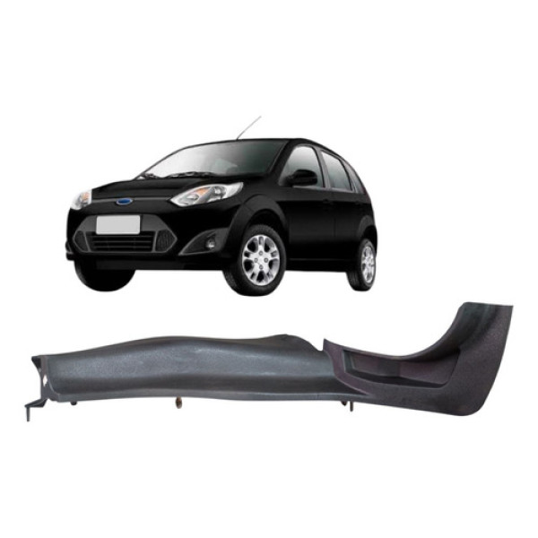 Soleira Traseira Direita Ford Fiesta Hatch 2011 2012 Preto
