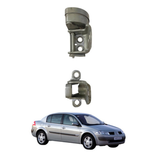 Par Dobradicas Porta Diant Direita Renault Megane 2007 2008