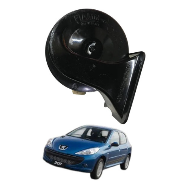 Buzina Caracol Aguda Fiamm Peugeot 207 1.4 2011 2012 Manual