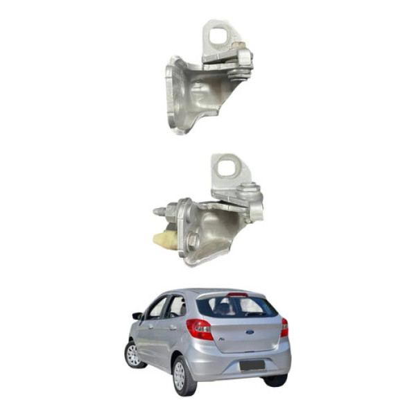 Par Dobradica Porta Tras Esquerda Ford Ka 2014 2015 2016