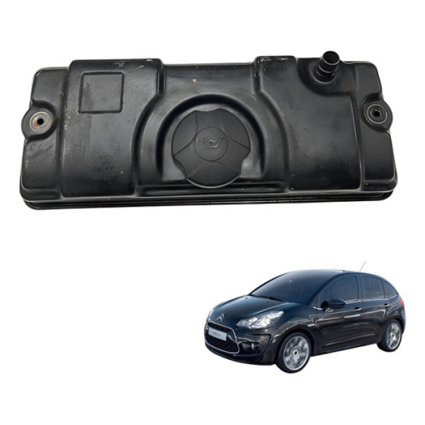 Tampa Valvula Cabecote Citroen C3 1.4 2003 2012 Preto