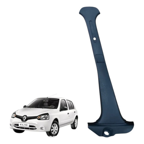 Moldura Coluna Central Esquerda Renault Clio 2013 2014 2015