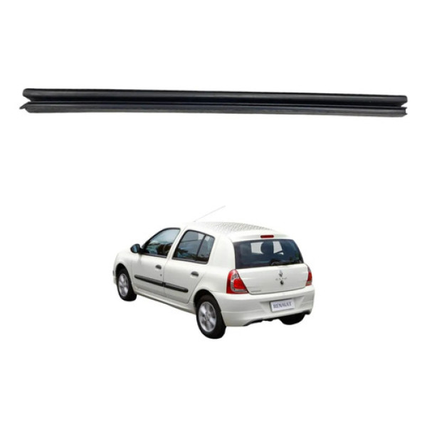 Pestana Interna Porta Traseira Esquerda Clio Hatch 2013 2014 Preto