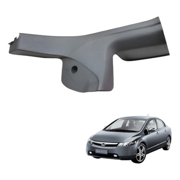 Acabamento Porta Soleira Tras Esquerda Honda Civic 2007 2011