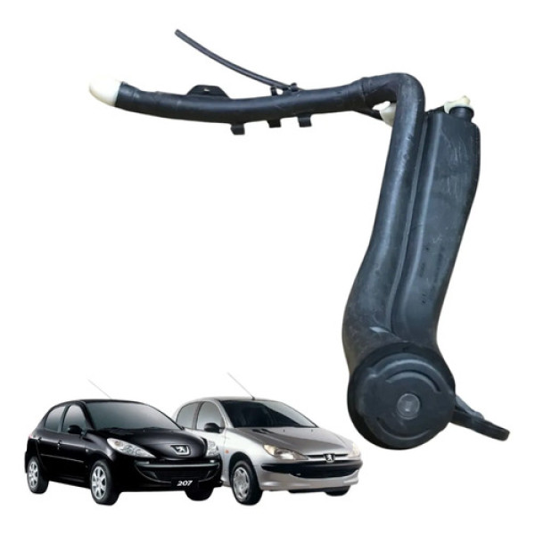 Gargalo Tanque Combustivel Peugeot 206 207 2000 2007 2015 Preto
