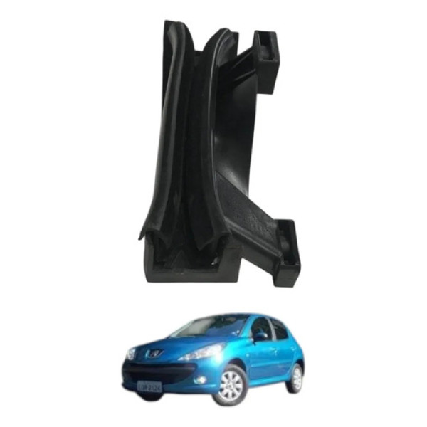 Guia Vidro Porta Traseira Esquerda Peugeot 207 2011 2012 Preto
