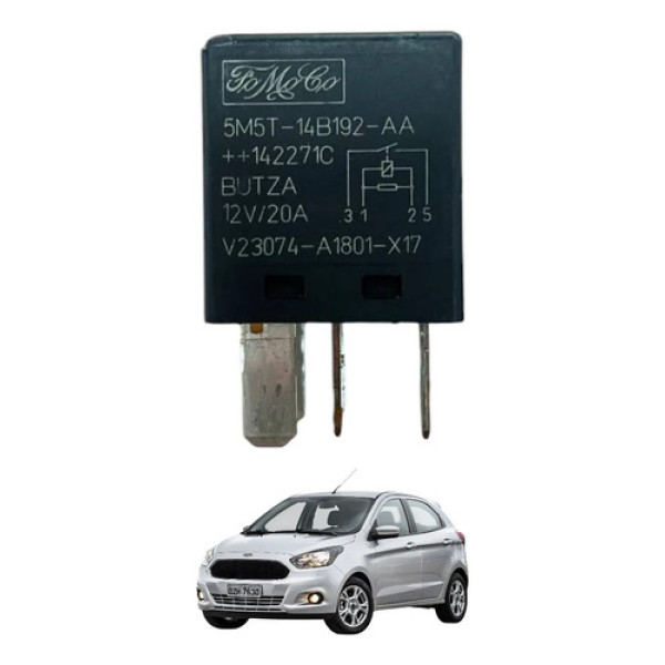 Rele Auxiliar Injecao Eletronica Ford Ka 2014 2015 2016 2017 Peça 3