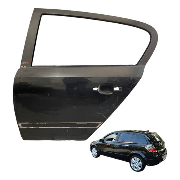 Porta Traseira Esquerda Gm Vectra Gtx 2009 2010 2011 2012 Dianteira 90 Preto