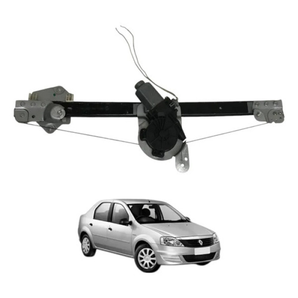 Maquina Vidro Eletrico Dianteira Direita Renault Logan 2007 2013