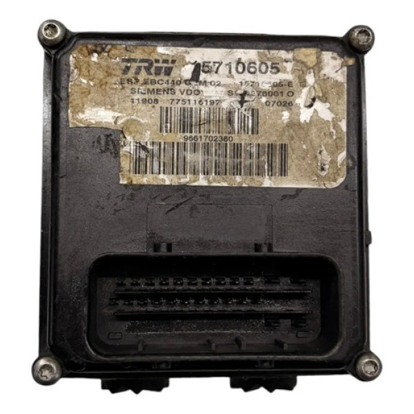 Modulo Central Bomba Hidraulica Abs Peugeot 407 2006 2011 Preto Preto