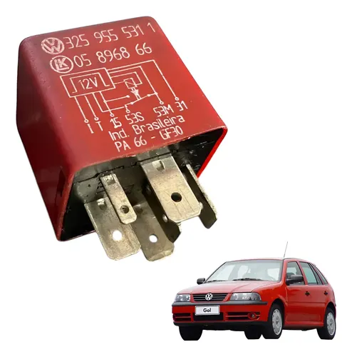 Rele Limpador Parabrisa Volkswagen Gol G3 2000 2004
