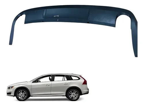Aplique Parachoque Traseiro Volvo V40 2017 2020