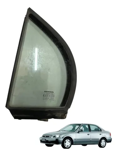 Vidro Fixo Porta Traseira Esquerda Honda Civic 2000 2001 Lx