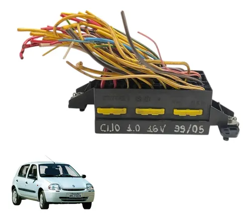Caixa Fusivel Renault Clio 1.0 16v 1999 2000 2002 2005