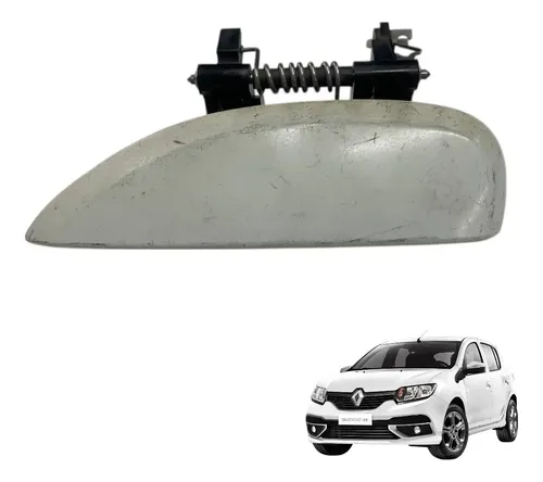 Macaneta Externa Esquerda Logan Sandero 2014 2015 2017 2020 Preto