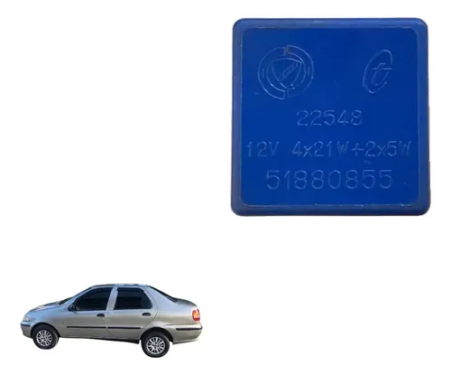 Rele Auxiliar Buzina Fiat Siena Strada Palio 2004 2012 2016 12v