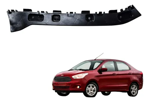 Guia Parachoque Tras Esquerdo Ford Ka Sedan 2015 2017 2019