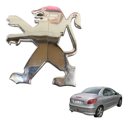 Emblema Tampa Traseira Peugeot 206 2004 2005 2007