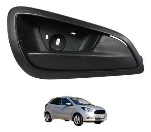 Macaneta Interna Dianteira Direita Ford Ka 2014 2015 2016 Preto Dianteira