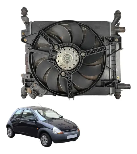 Kit Radiador Condensador Ventoinha Ford Ka 1.0 8v Zetec 2005