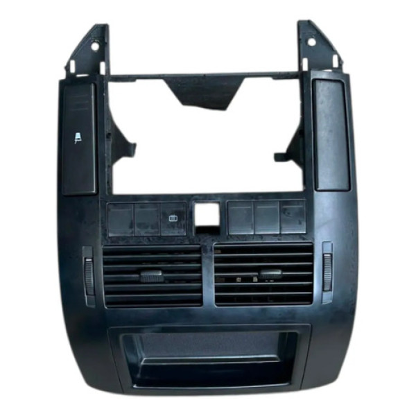Moldura Painel Central Rádio Polo 2003 2004 2005 2006 2014 Preto