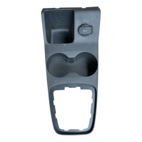 Moldura Console Central Porta Copos Fox 2010 2014 Preto