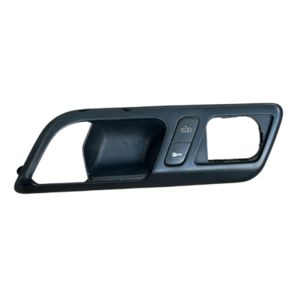Moldura Maçaneta Interna Dianteira Esquerda Polo 2007 2008 Preto Dianteira