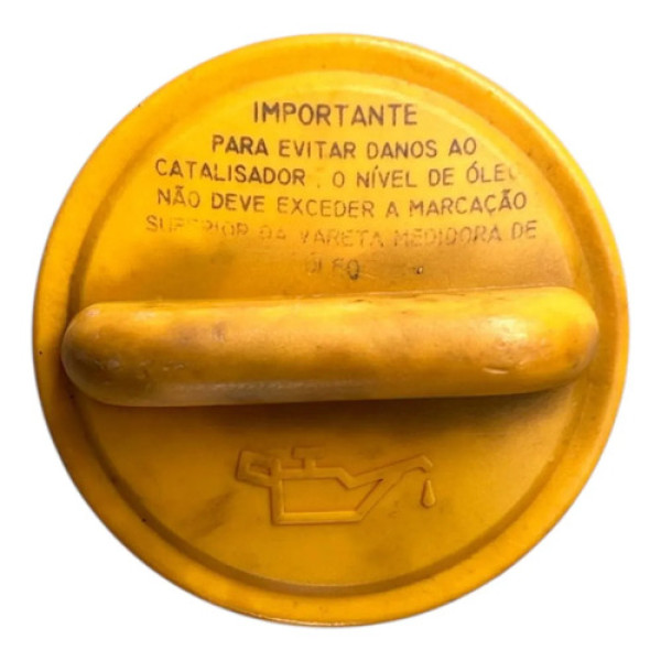 Tampa Óleo Cabeçote Motor Ap Gol Parati Santana 88 04 Amarelo