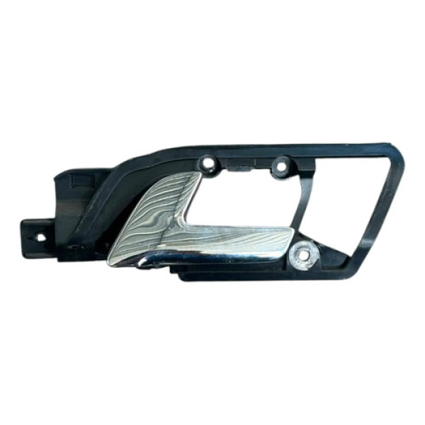 Maçaneta Interna Porta Traseira Esquerda Vw Polo 2007 2008 Preto Traseira