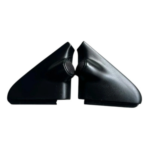Par Moldura Retrovisor Interno Volkswagen Santana 1998 2004 Preto