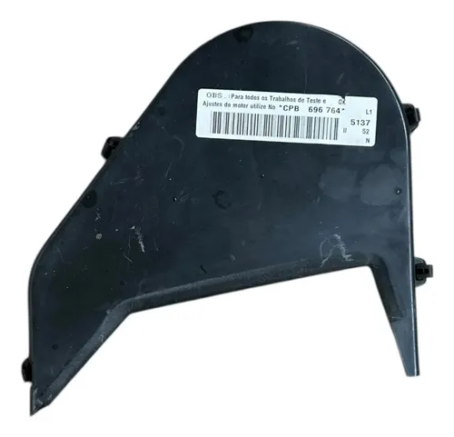 Capa Correia Dentada Volkswagen Gol G5 G6 2008 2015 Preto