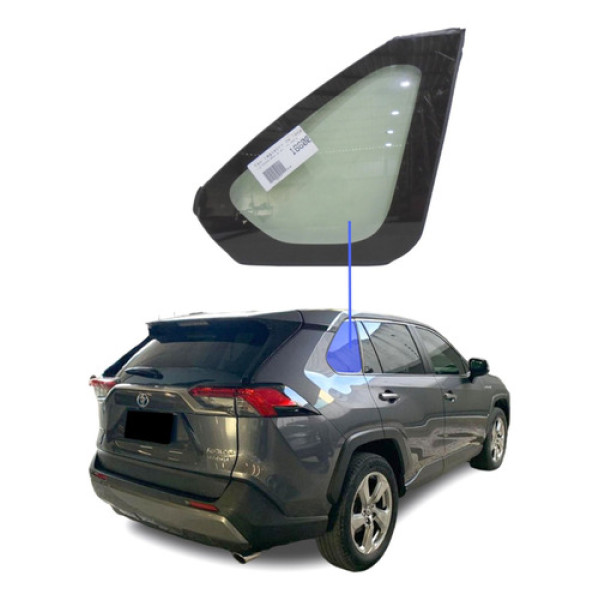 Vidro Lateral Fixo Traseira Direita Toyota Rav4 2019 A 2023